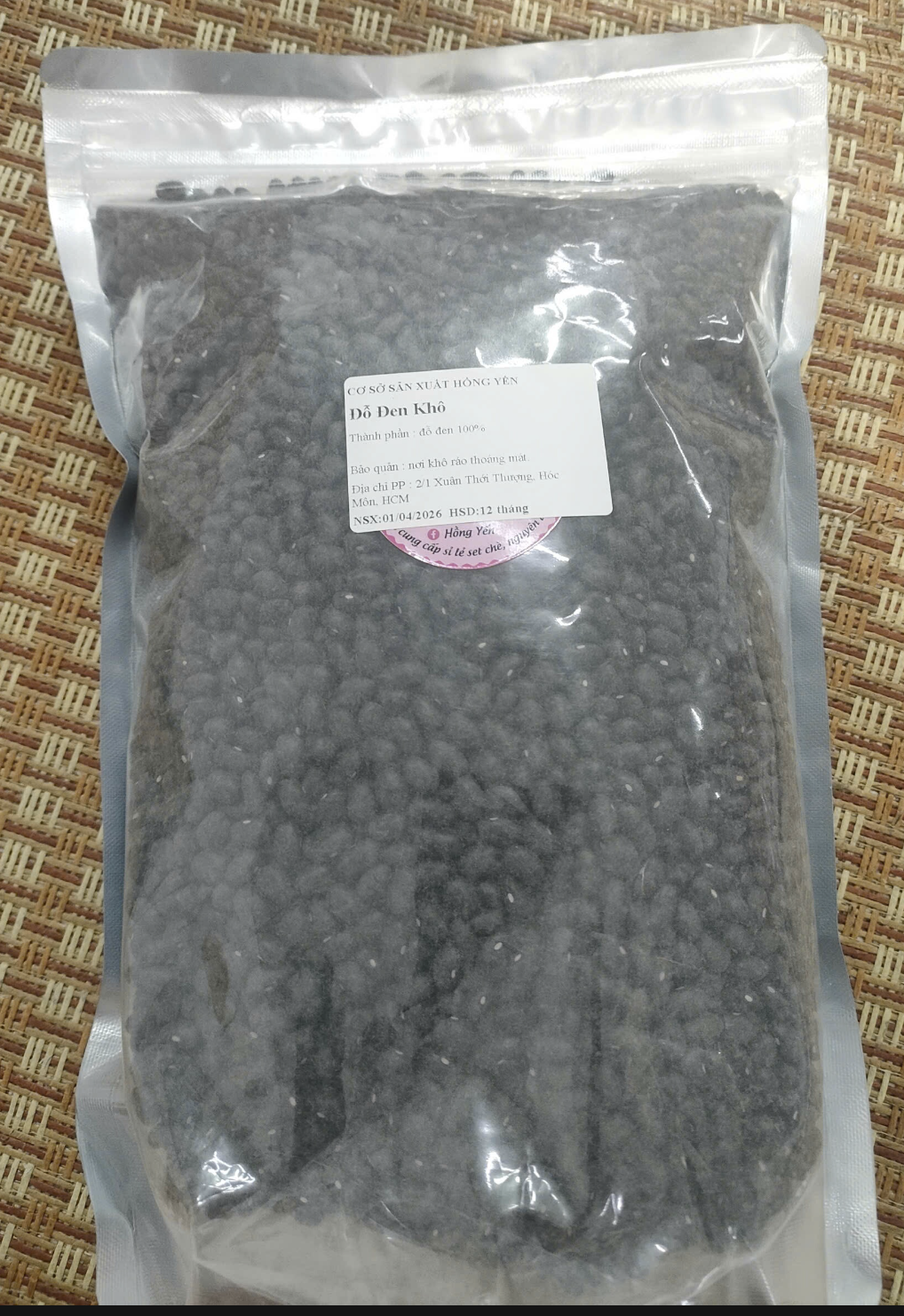 Đỗ Đen Khô Hồng Yến 2kg